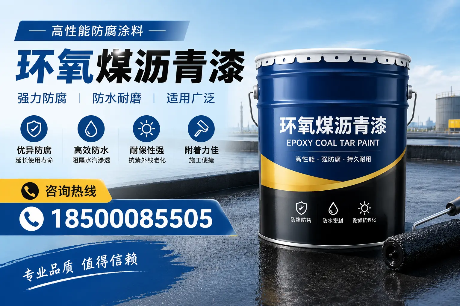 环氧煤沥青漆的主要成分与功能，延边用户深度了解